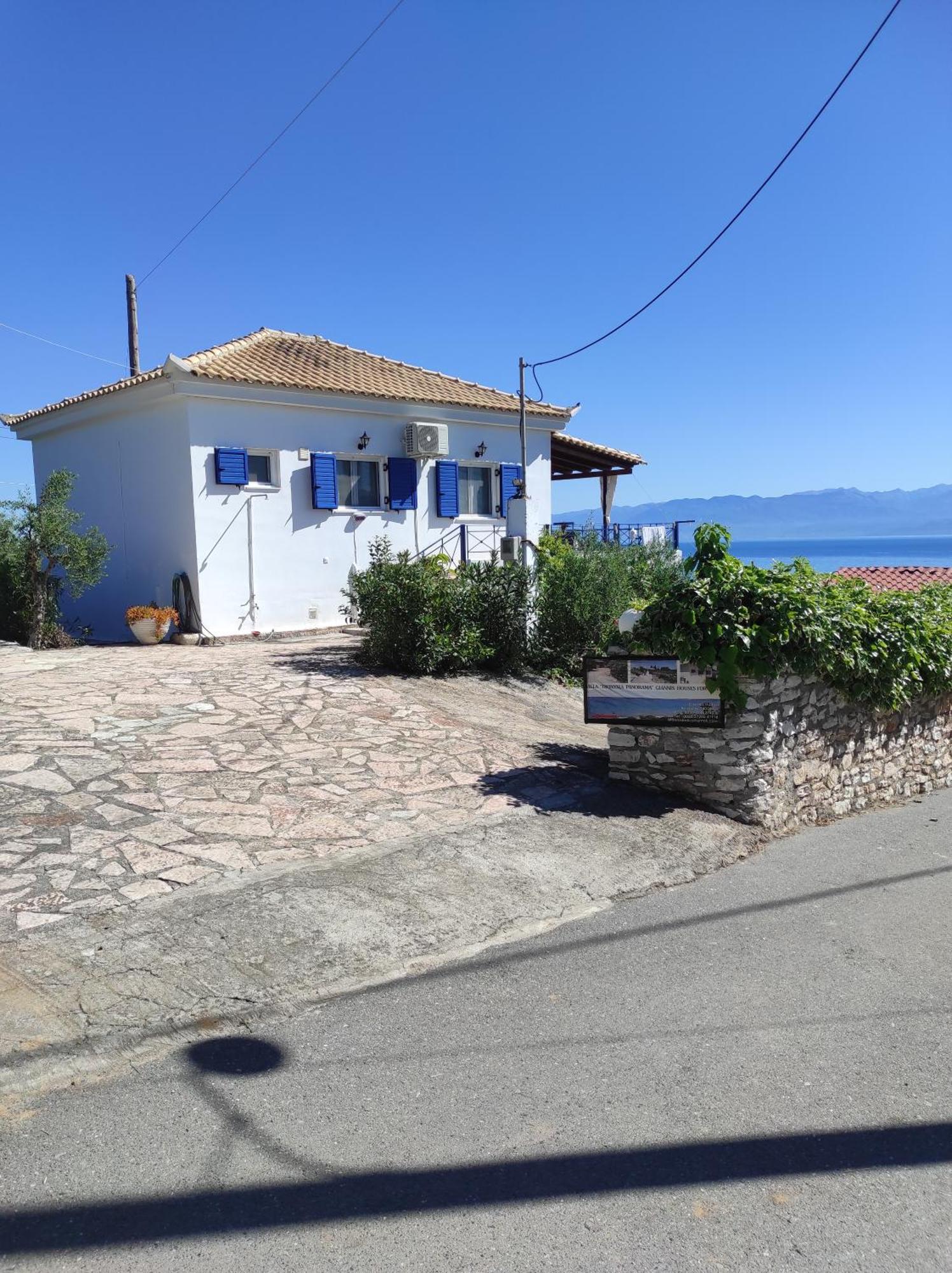 Villa Panorama Michalis Haikos Two Minutes Walk To The Beach Peroulia Kómboi Exterior foto